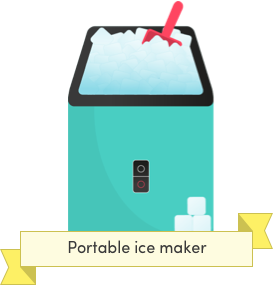 Portable ice maker